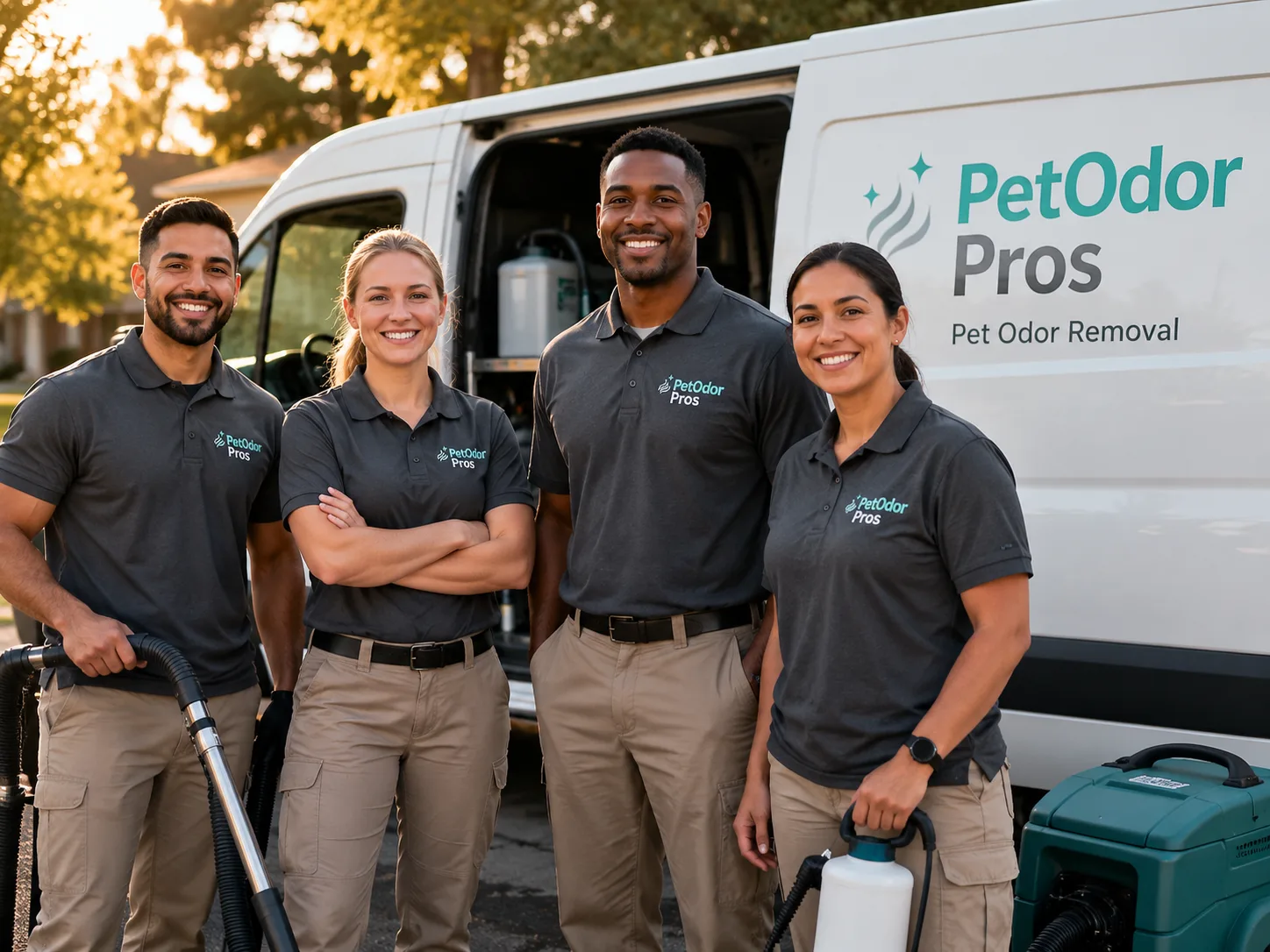Pet Odor Removal team serving Brookdale, CA